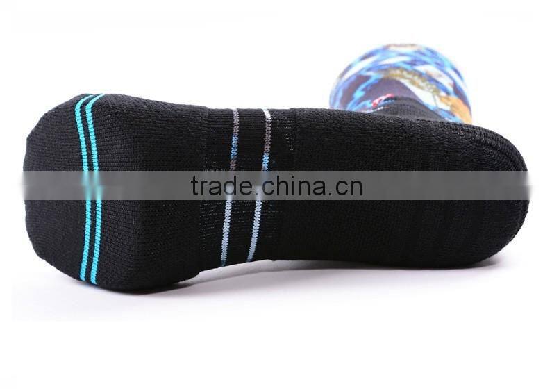 customized sport dye sublimation basketball socks