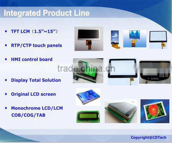 8 inch LCD monitor HD resolution with LVDS interface