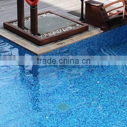 factory bule crystal glass mosaic tile