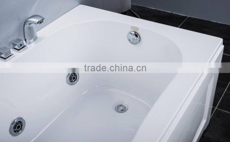 SUNZOOM bathtub with anti-slip bottom,vertical bathtub,cupc skirted bathtub