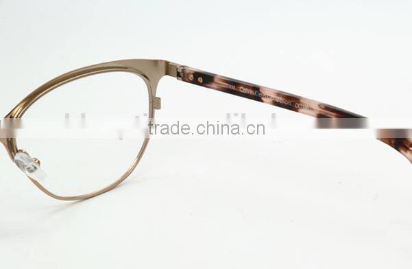 best brand lady promotional custom logo metal optical spectacles