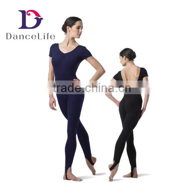 A2620 Adults spandex stirrup gymnastic & ballet dance unitards costumes for sale