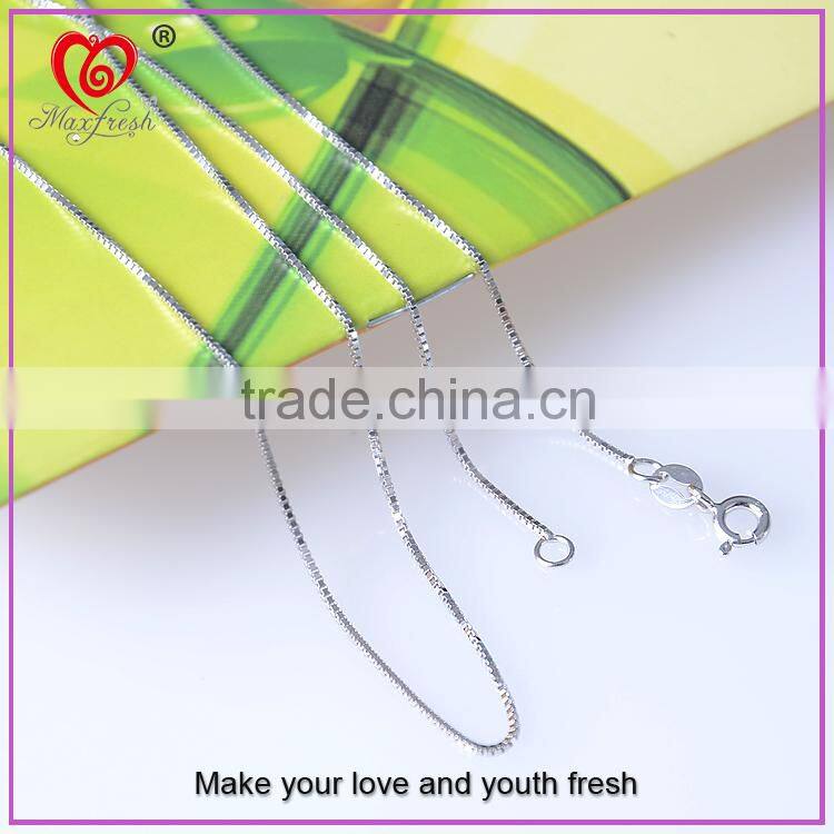 Fashion Jewelry Custom Silver Chain Necklace Fashion Jewelry Italian Wholesale Gold/Rhodium Plated 925 Sterling Silver Chain