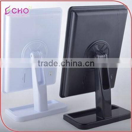 Wholesale and retail beautyful new model cheap modern dressing light table mirror with touch press from china mirror factory