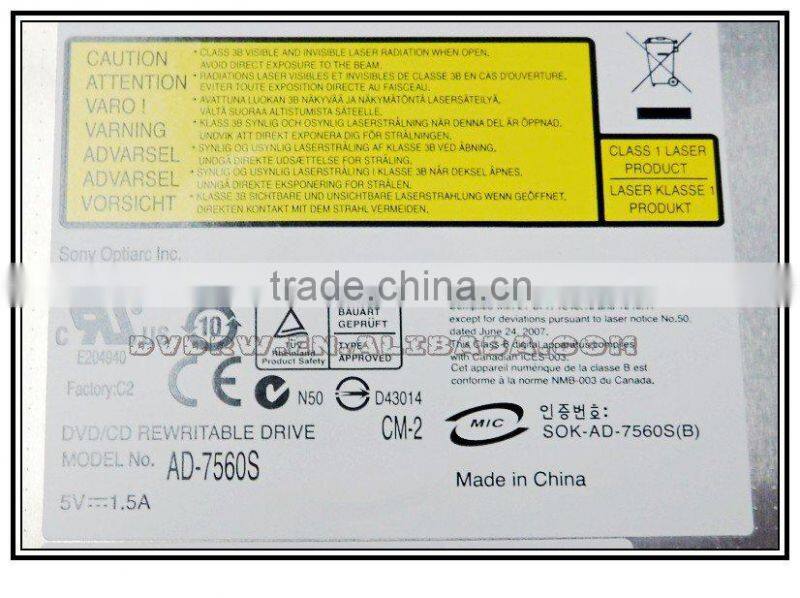 AD-7560S SATA DVD RW for Laptop