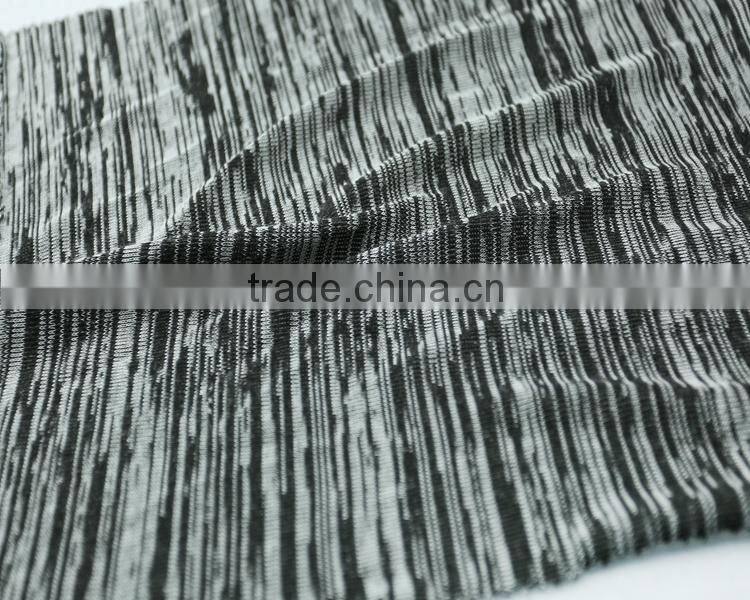 Jiufan Textile 2014 Hot Sale Soft T/R 50/50 Polyester Viscose Fabric Composition Melange Effect Fabric