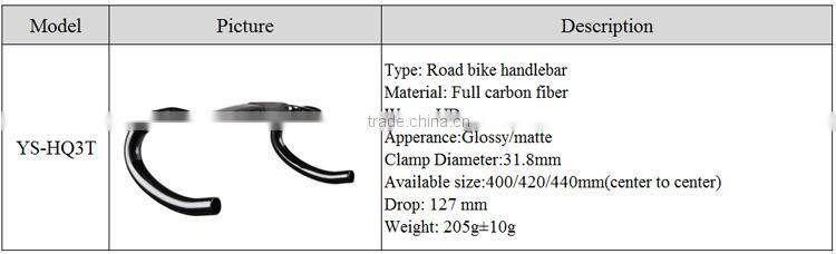 YS carbon road 3 t handlebar in stock, can use Paypal, bank transfer