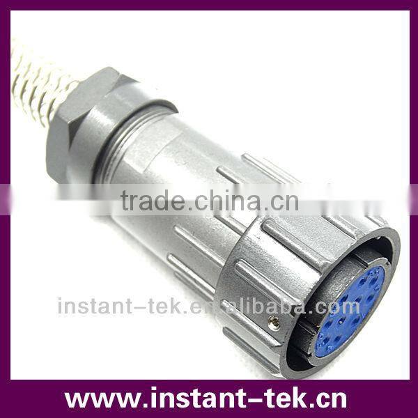 FQ24 4&6core Male Panel Industrial waterproof connector