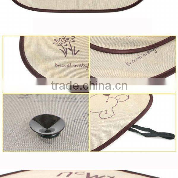 Car Sunshade Side Sunshade with 4pcs Suctorial Cup Foldable Car sunshade