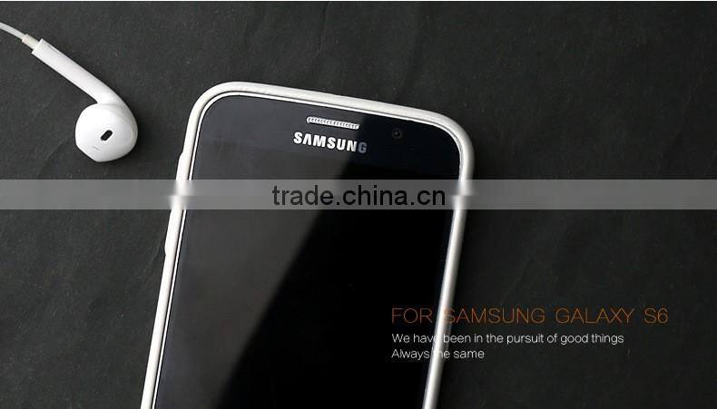 High Quality Luxury protective case for Samsung S6 Leather Case