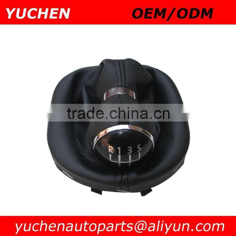 YUCHEN Car Shift Gear Knob With Gaitor For Volkswagen VW Touran Caddy 2003-2011 OEM 1T0711113N/1T0711456