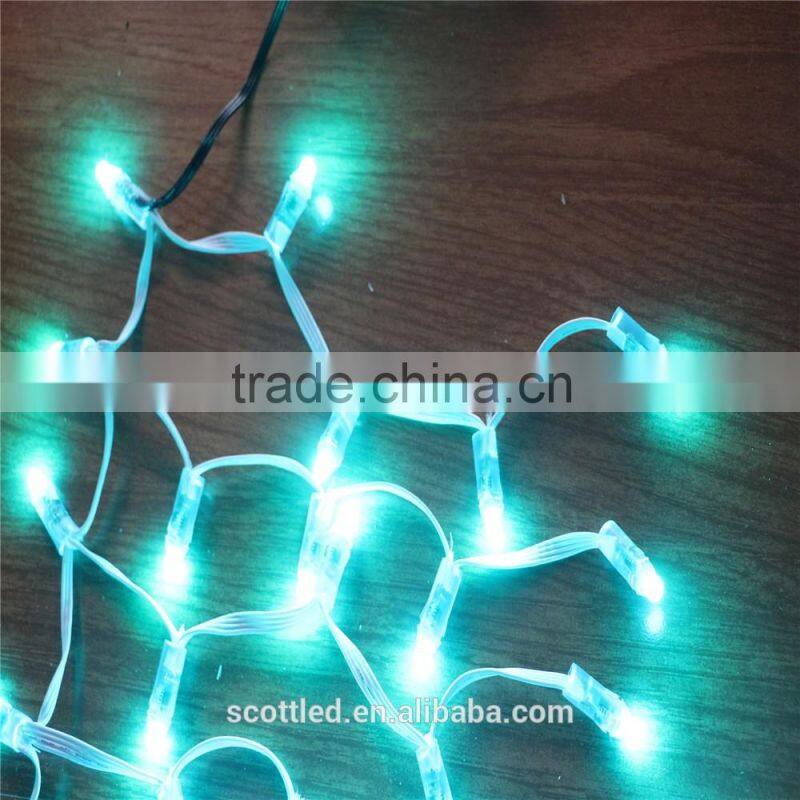 100pcs/string 12V full color led pixel light ws2811 pixel node for Christmas Home decorating