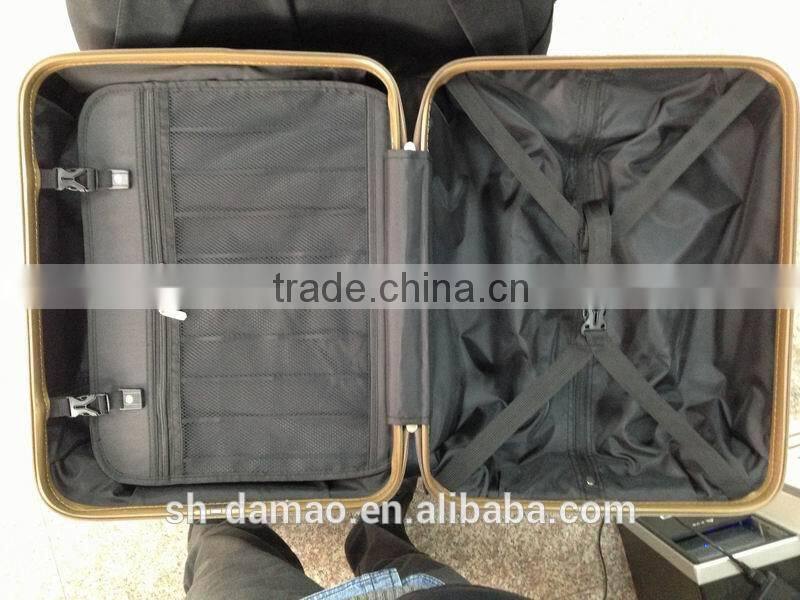 the best Competitive luggage !!! abs polo trolley custom made luggage