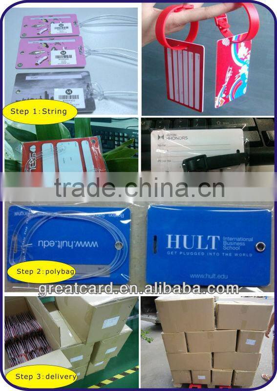 Plastic VIP Luggage Tag