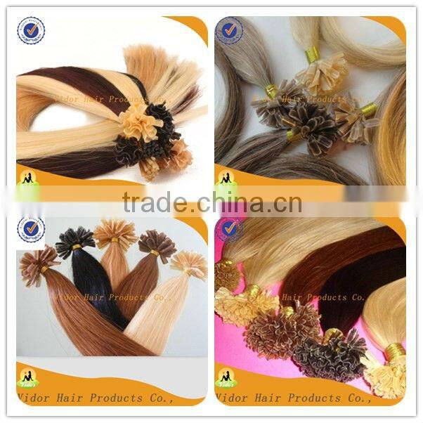 Quality U Tip Hair Keratin Brazilian Hair Extension