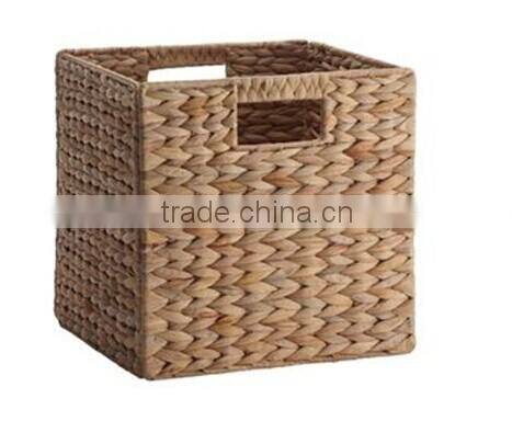water hyacinth folding storage basket,Wenzhou