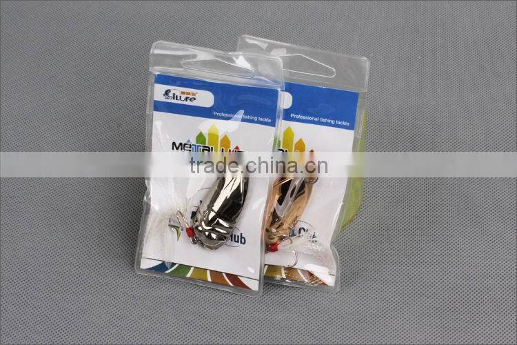 Wholesale 10g 15g silvery/golden Metal Fishing Lures