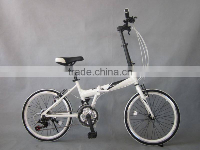 20 Inch 21 Speed Aluminium Alloy Folding Bike With EF51 Shifter