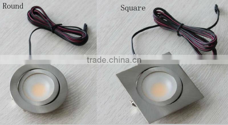Round and Square Movable Ceiling Light Fixture