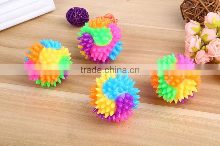glowing led bouncy ball for child,Ball Toy for Kids LED light up flashing bouncy Ball Led Light Flashing Bouncing Ball Blu