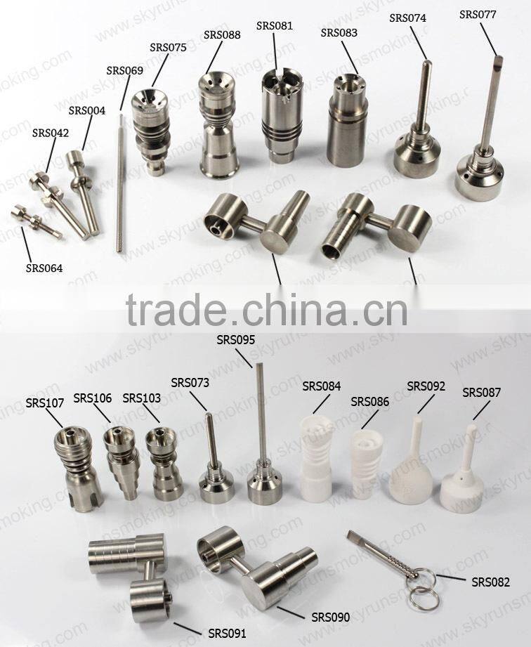 Highly Educated Honey Bucket domeless titanium nail 14mm & 18mm female. Custom logo available.