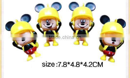 plastic funny face changing dolls key chain