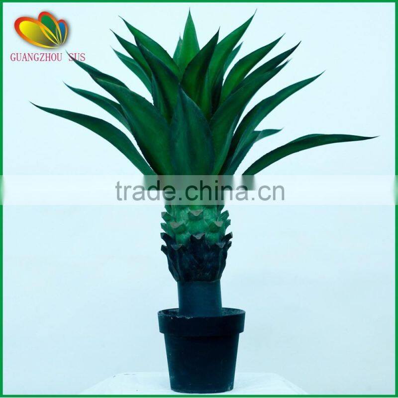 wholesale artificial agave bonsai plants for home decoration