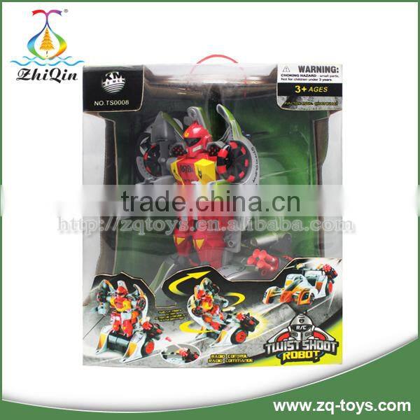 Promotion cool rc drift car toy 360 degrees car transform robot toy