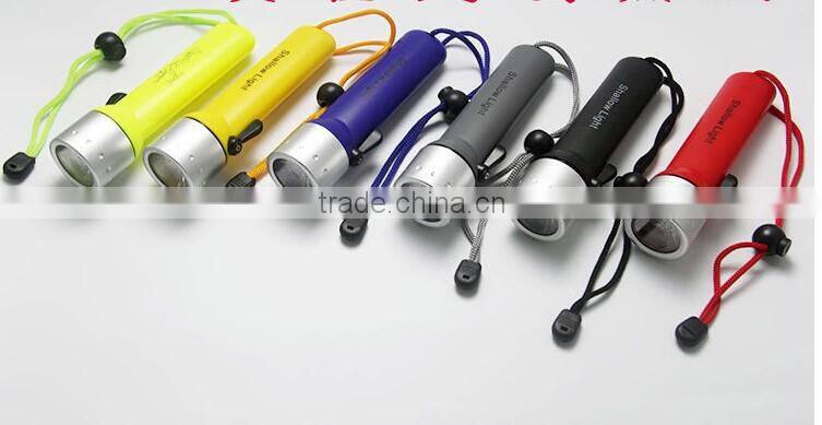 A-OK Underwater Diving 1600LM CREE XM-L T6 LED Flashlight Torch Lamp 60M Waterproof