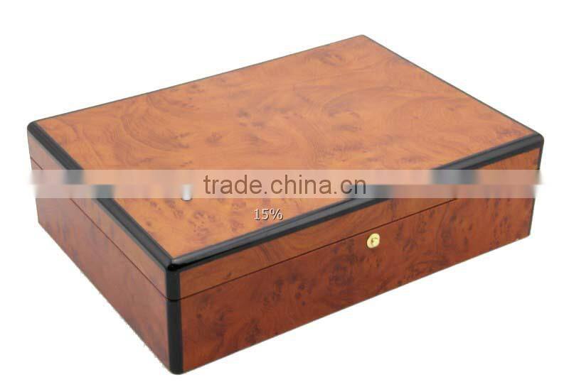 Wooden Gift Box With Black Foam Insert