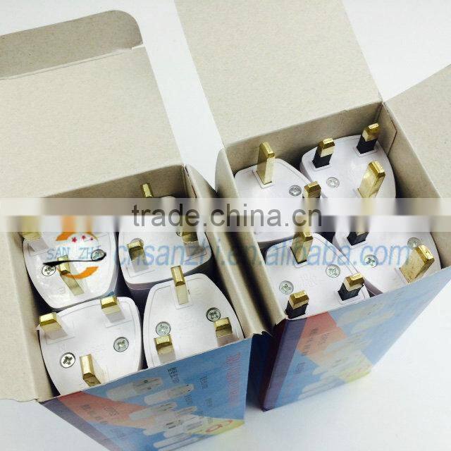 Universal 3 pins wall charger tour UK converter convertor for UK