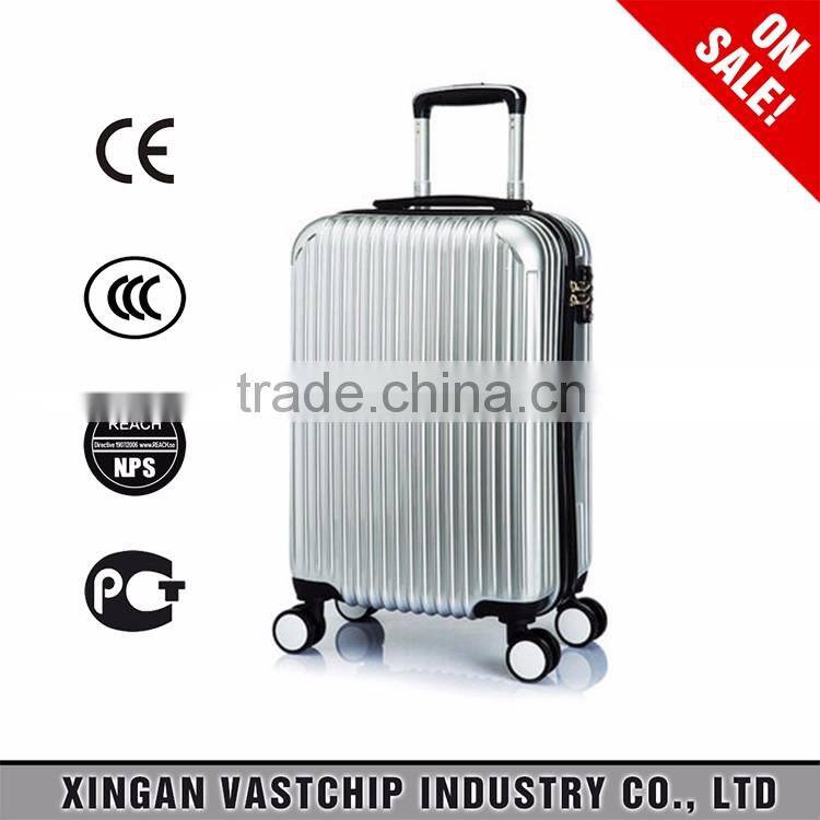 2016 unisex colorful abs hardshell for business school travel trolley luggage bag