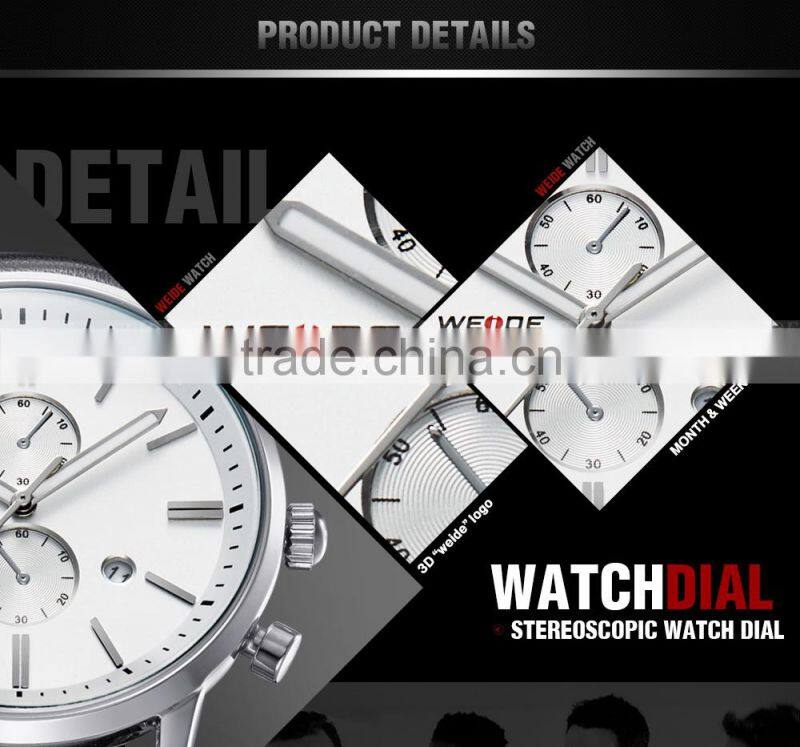 WEIDE Watch Alibaba Express Waterproof Man Watches Top 2015