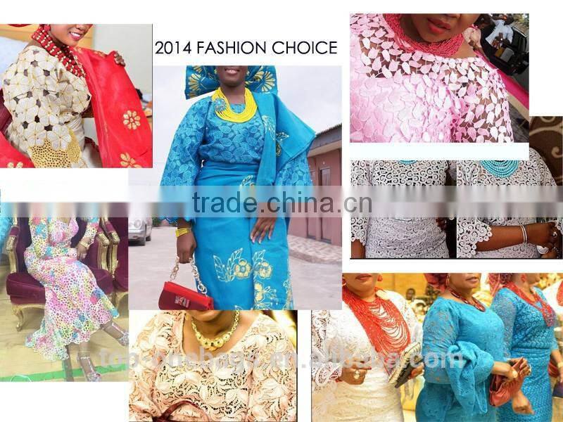 2014 newest design high quality swiss voile laces/african swiss voile lace for weeding