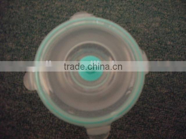 5pcs plastic vacuum food storage container set with pump