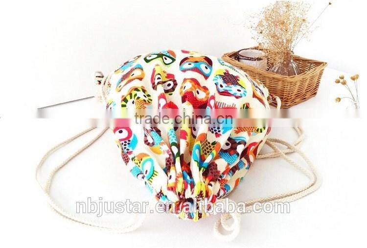 Promotional Wholesale Cheap Draw String Backpack Customized Printed Drawsting Backpack Bag with Sublimation Print