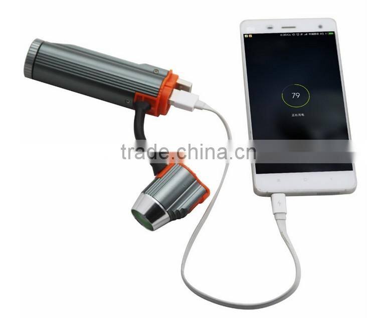 Waterproof camping torch USB rechargeable led flashlight with magnet