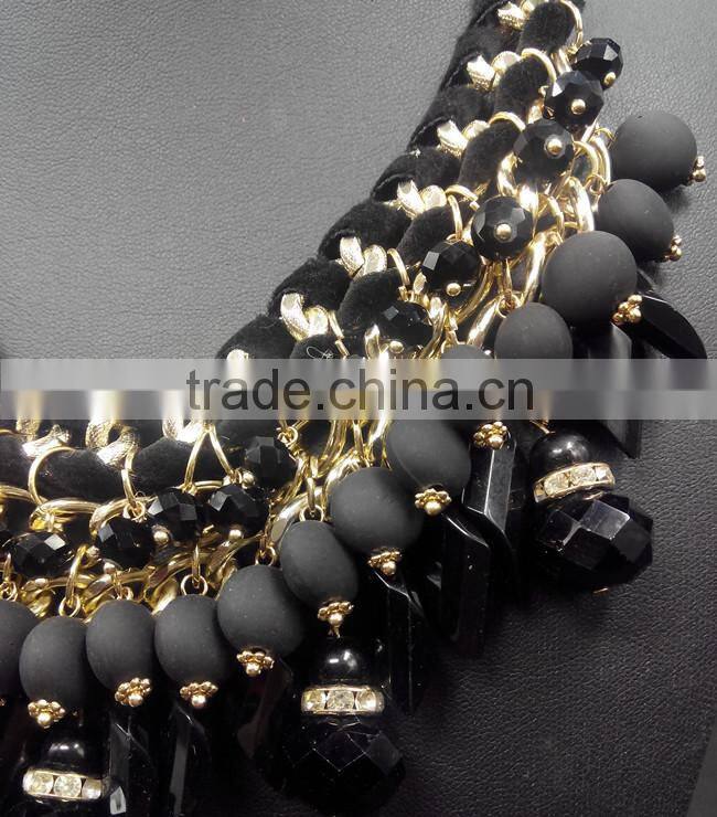 Luxury Crystal Party Necklace Vintage Jewelry Water Drop Collar Necklace New Design 2015