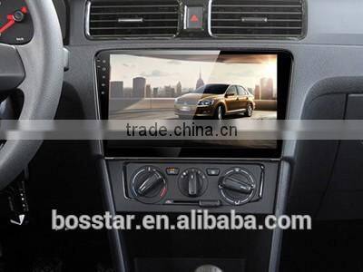 Android car dvd radio stereo with HD touch screen 1024x600 for NEW SANTANA A9 chip car dvd WIFI 3G 16GB Flash 2013 2014 2015