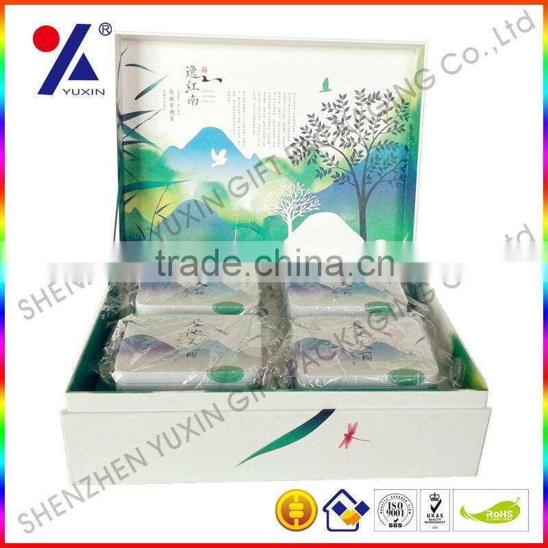 paper box paper gift box tea packaging box customized paper packaging box tea box from China manufacturer paper box with lid