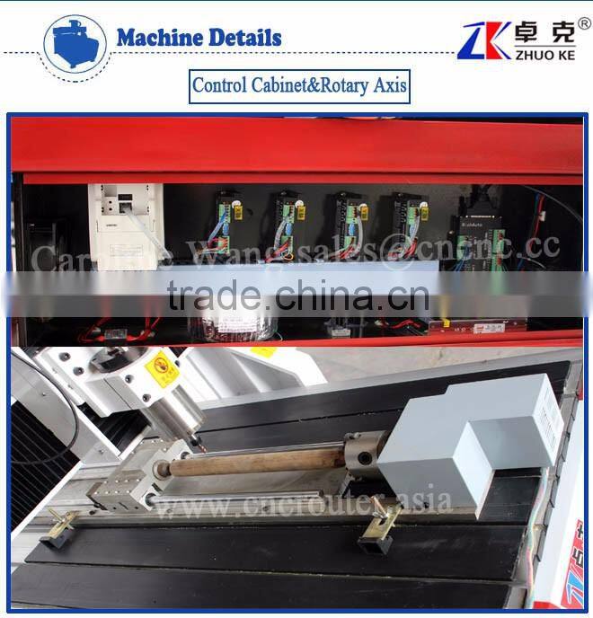 Hot Sale 4 Axis Wood CNC Router Machine ZK-6090 With Stepper Motor 1.5KW Water Cooling Spindle Of DSP Offline Control System