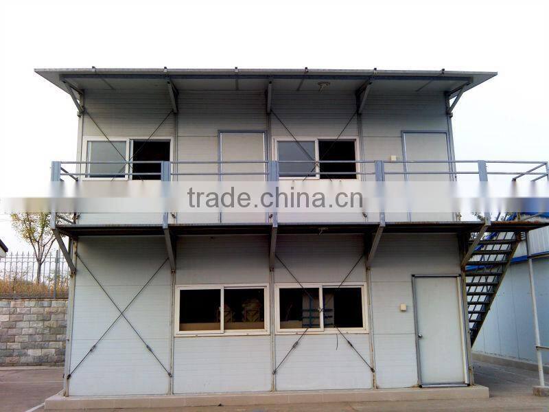 Economical sandwich panel steel prefab timber house