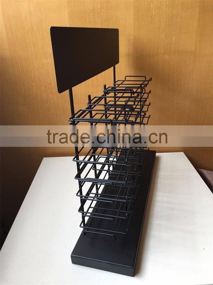 Black Powder Coating Granite/Tile Display Shelves