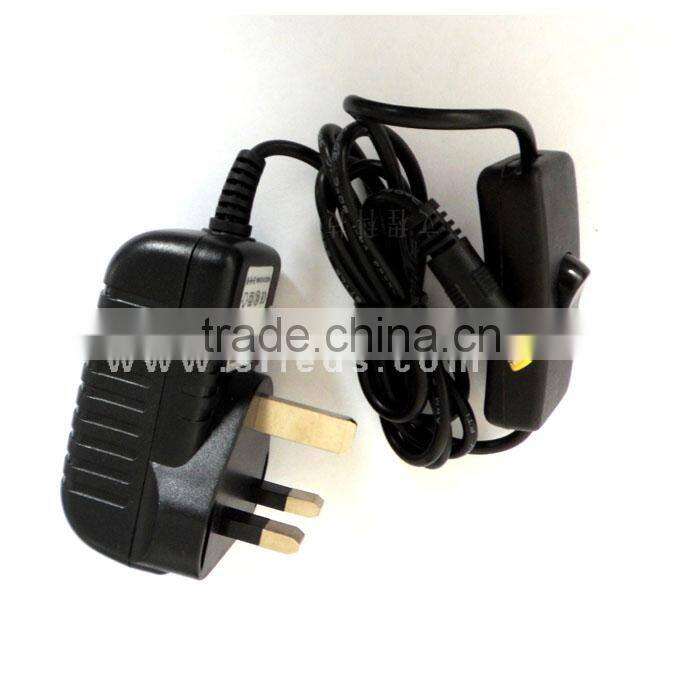 DC12V 1A US rules in the regulation black button lamp switching power supply 12W power adapter