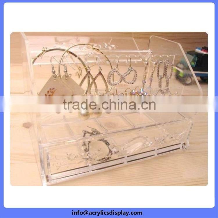 New hot sell acrylic jewelry display cases set