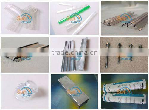 1mm Polycarbonate Clear Plastic Roofing Sheet