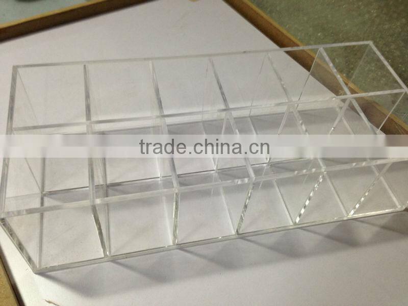 acrylic boxes with various shapes and styles