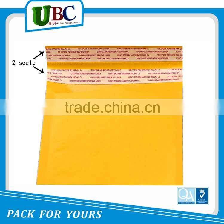 Customized jiffy Kraft mailing bag,reclosable kraft paper with bubble mailing bag