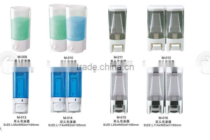 Living room cheap hand sanitizer container, single refill clear liquid soap dispenser