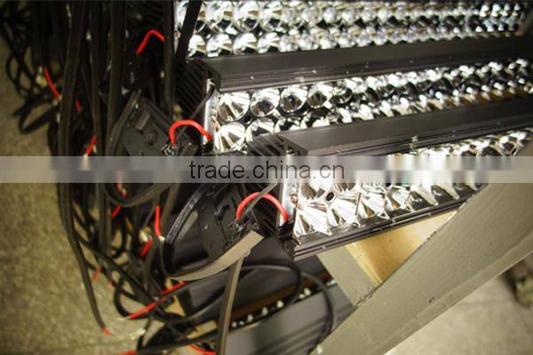 24000LM 4D lens 50inch 288W C-REE leds light bar factory price light bar for offroad truck
